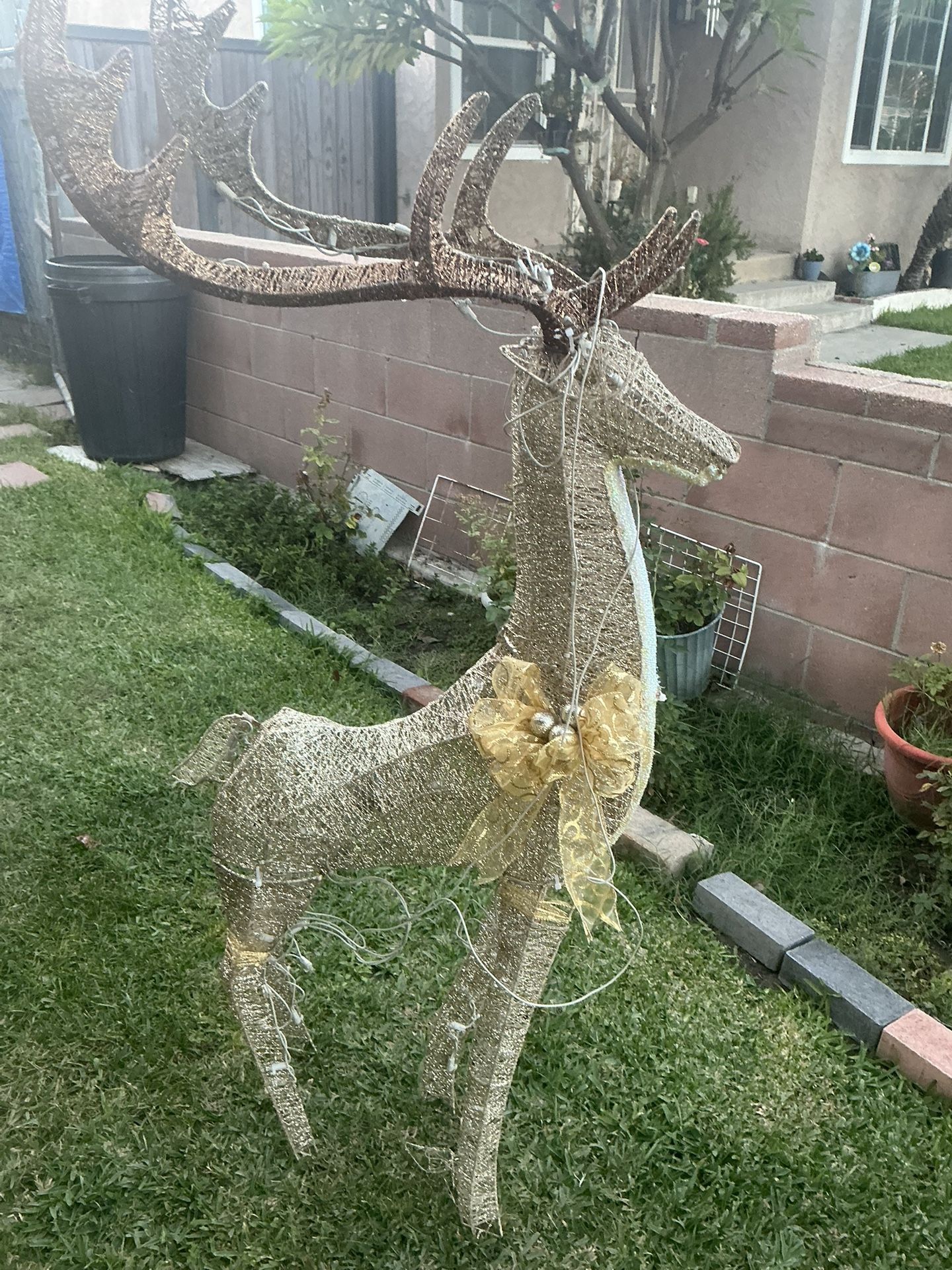 Christmas Reindeer Set Decoration