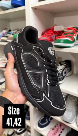 DIOR B30 SNEAKERS BLACK NEW COLLECTION