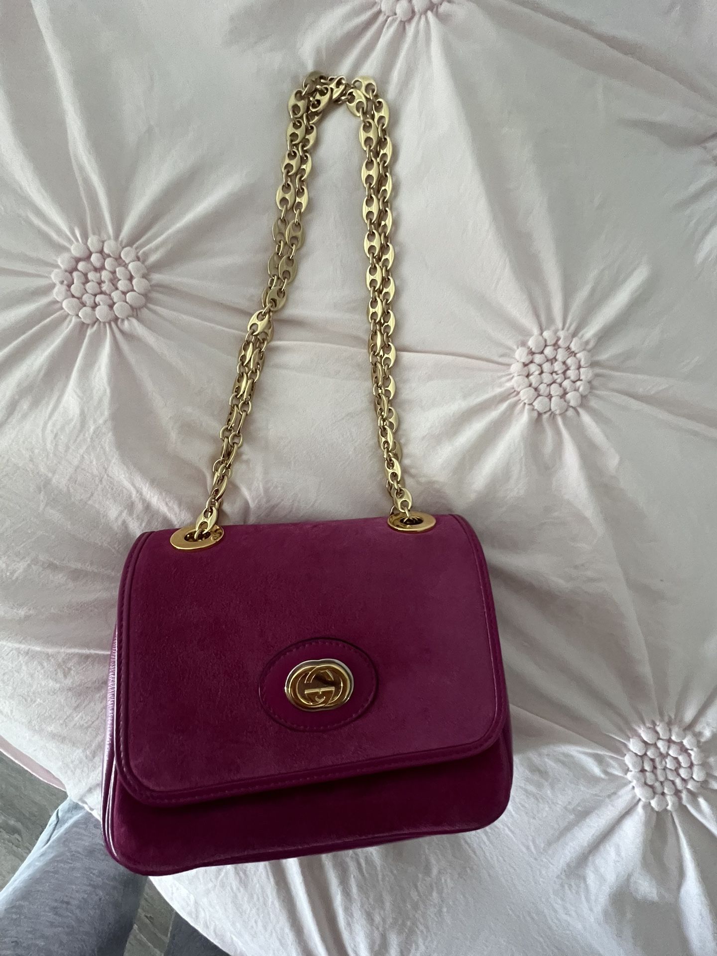 Small Pink Gucci Bag.