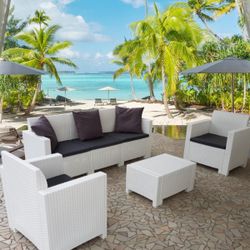Muebles de jardín de paneles intercambiables 🌨🌦🌴