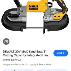 Dewalt 20v MAX Band Saw XR