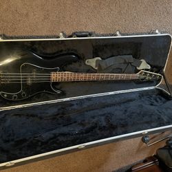 Bass Guitar & Hard Case