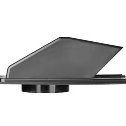 Lambro 7 In. Black Plastic Roof Vent Cap for Range Hood Vent (Model 357) 