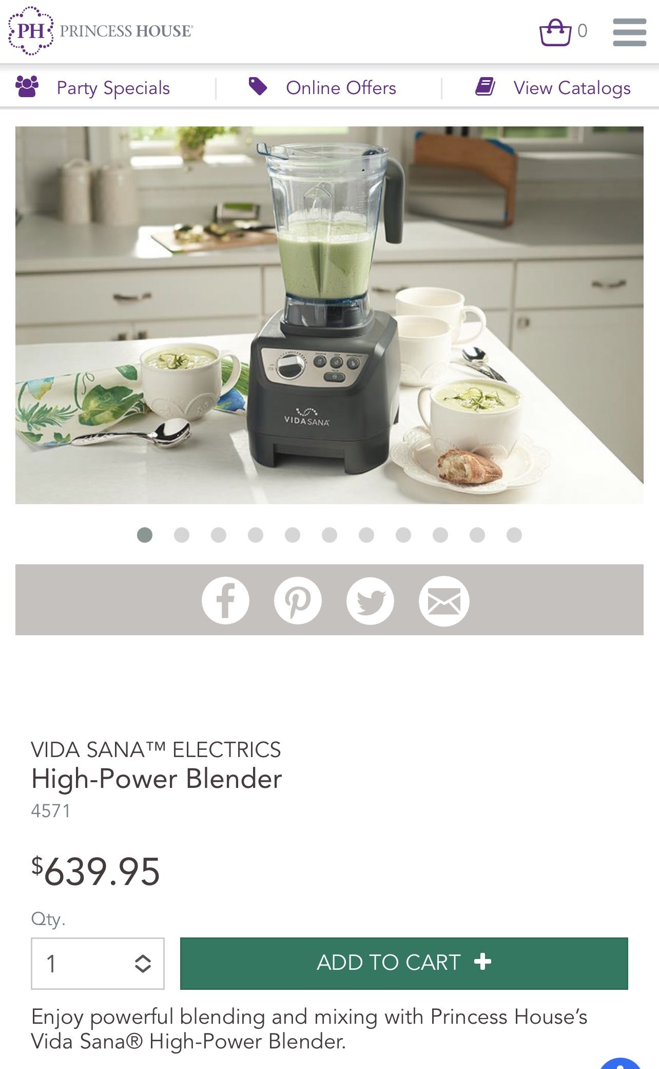 Princess House Blender