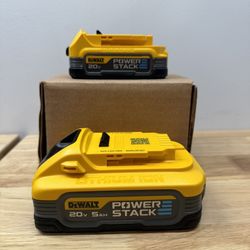 DEWALT PowerStack 5 Ah & 1.7 Ah Batteries