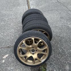 Rims And Tires 17 4x100  4 lug wheel