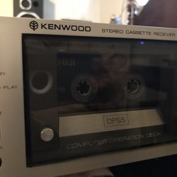 Vintage Kenwood Stereo Cassette Receiver  Model Krx -5