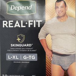 Depend large-extra large briefs
