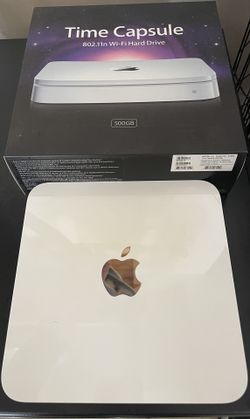 Apple Time Capsule 802.11n WiFi Router + 500gb Hard Drive