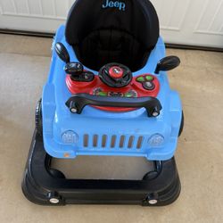 Blue Jeep walker 