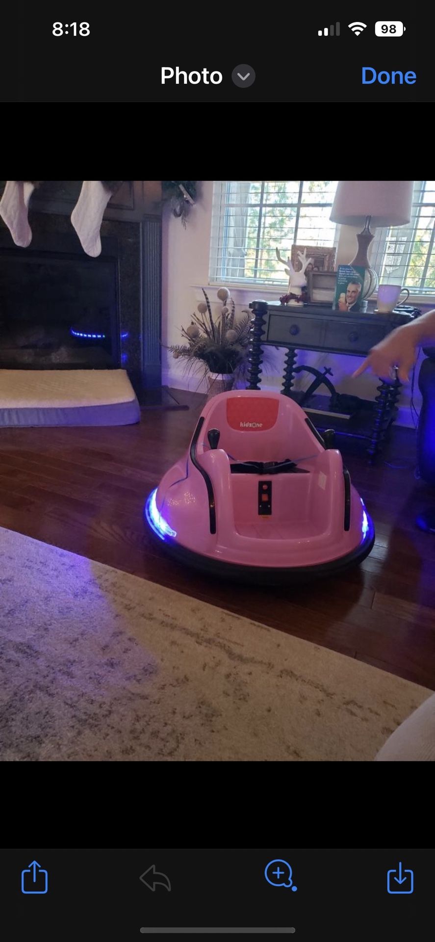 Remote Bumper Car With Charger 