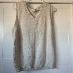 Cream Sweater Vest