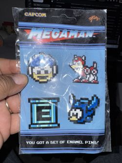 Megaman Enamel Pins ( Capcom )