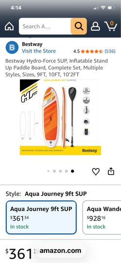Hydro force aqua journey 9ft SUP