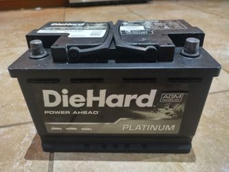 Diehard  Platinum AGM Gel, Group H6. Made 3/2025, 760 CCA. $140 cash