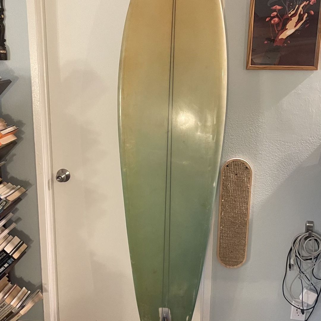 Collectors Surfboard - Pintail / Nose Minigun By Chuck Ames 