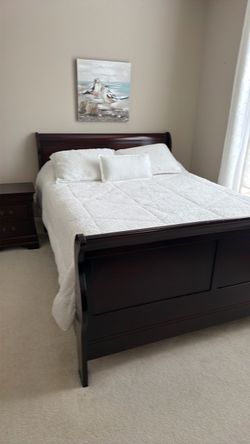 Queen Bed-frame & Mattress