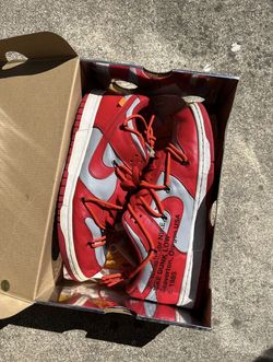 Dunk Low Off White University Red