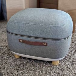 ELECTRIC FOOT MASSAGER OTTOMAN WITH HEATER