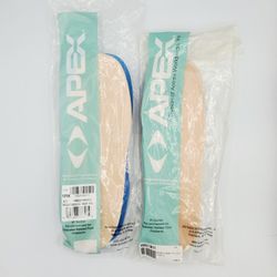 Apex Diabetic Thermothotic Shoe Inserts Womens 11 Gel and No Gel Bundle 2 pairs