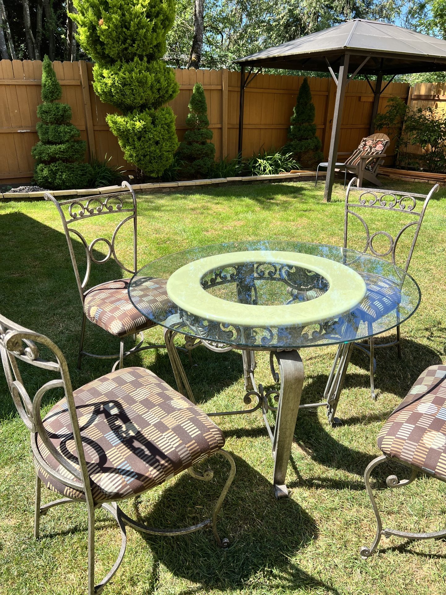 Glass Table Set