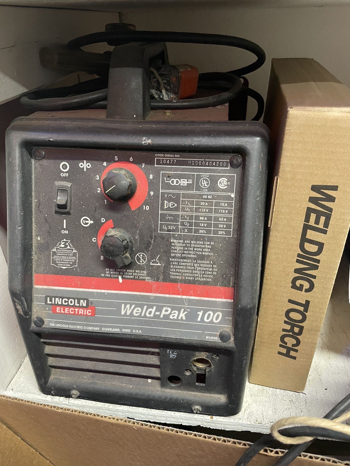 Lincoln Weld Pak 100 MIG for Sale in El Monte, CA OfferUp