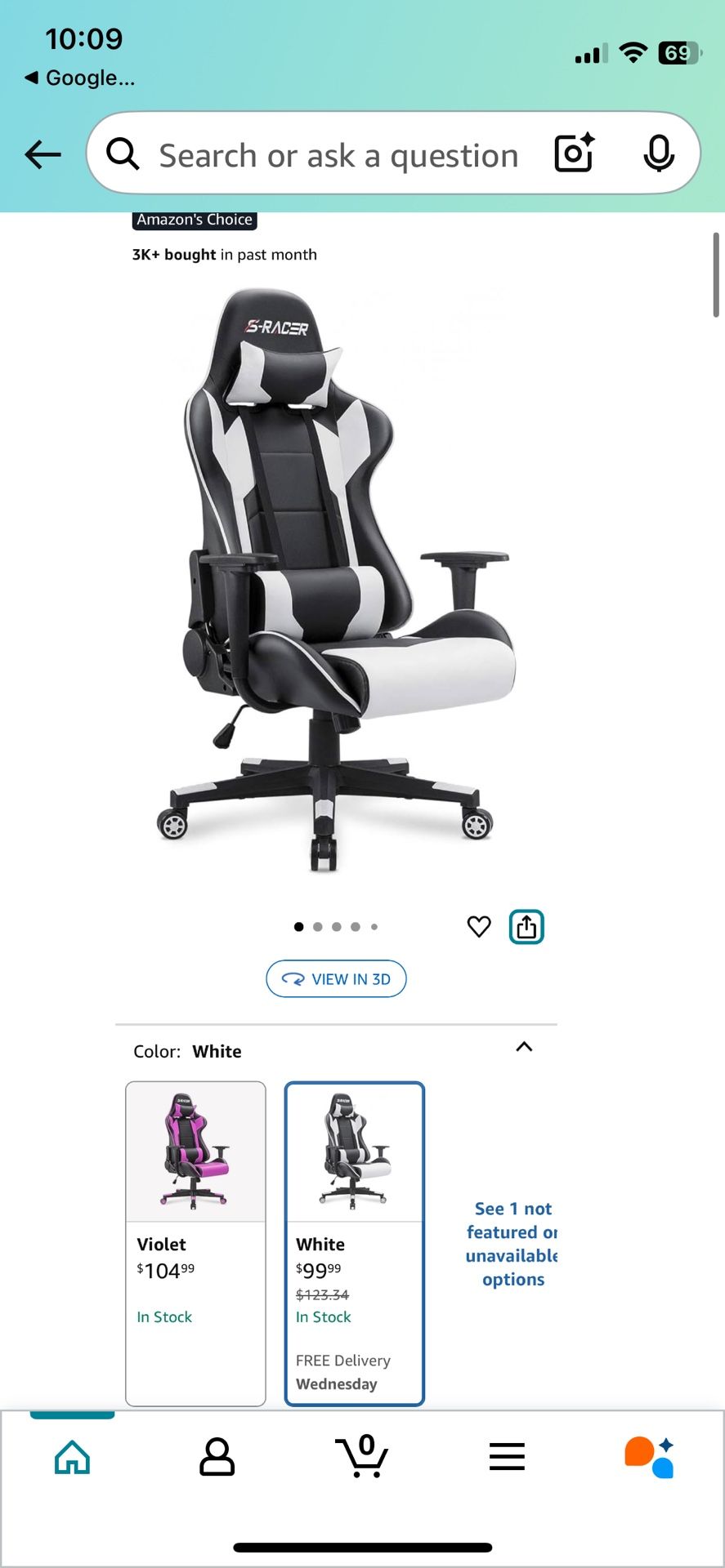 Gaming chair - Homall