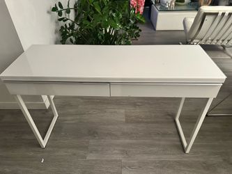 White desk