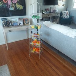 Rack With Removable Shelves. Comes With Decorative Fruit. 