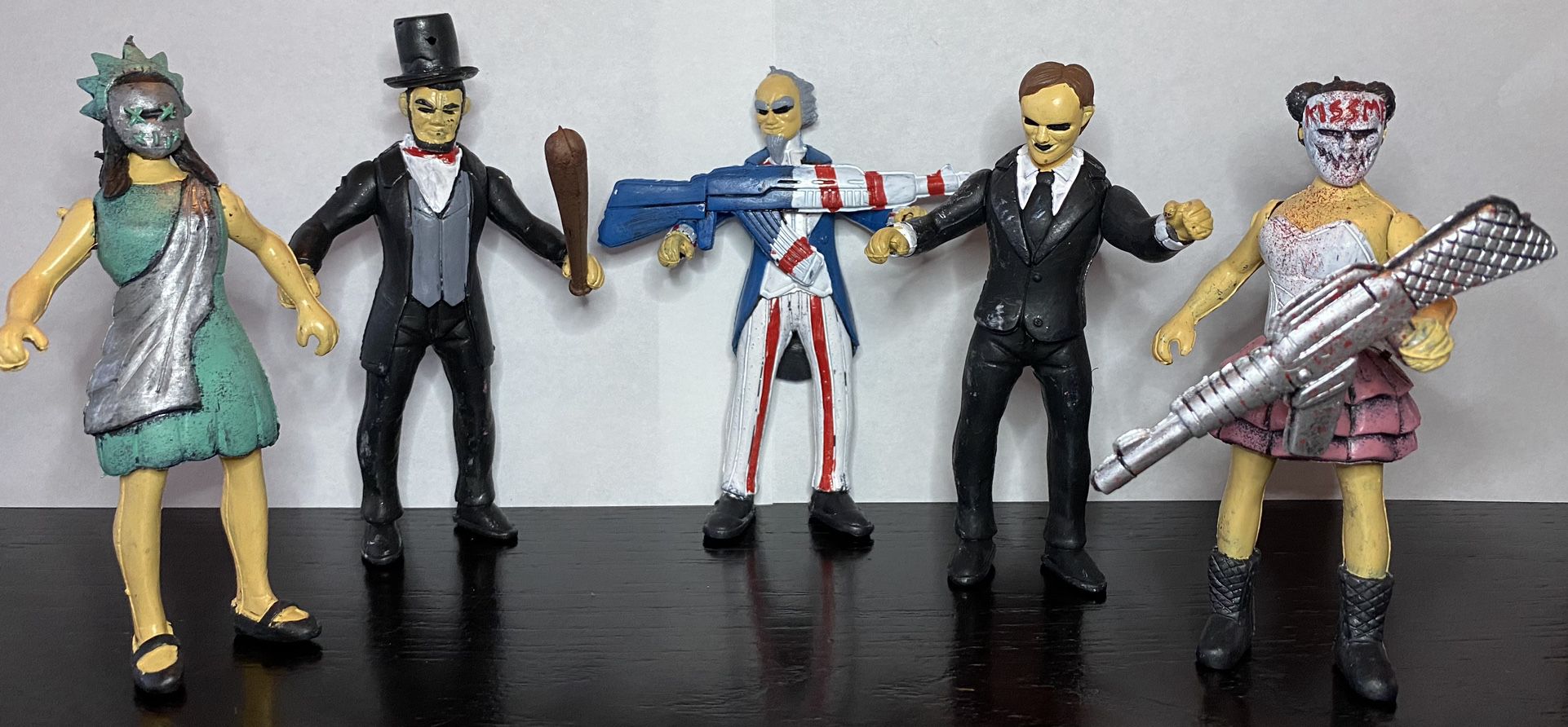 RARE The Purge Election Year Horror Action Figure Set Collectible Toys