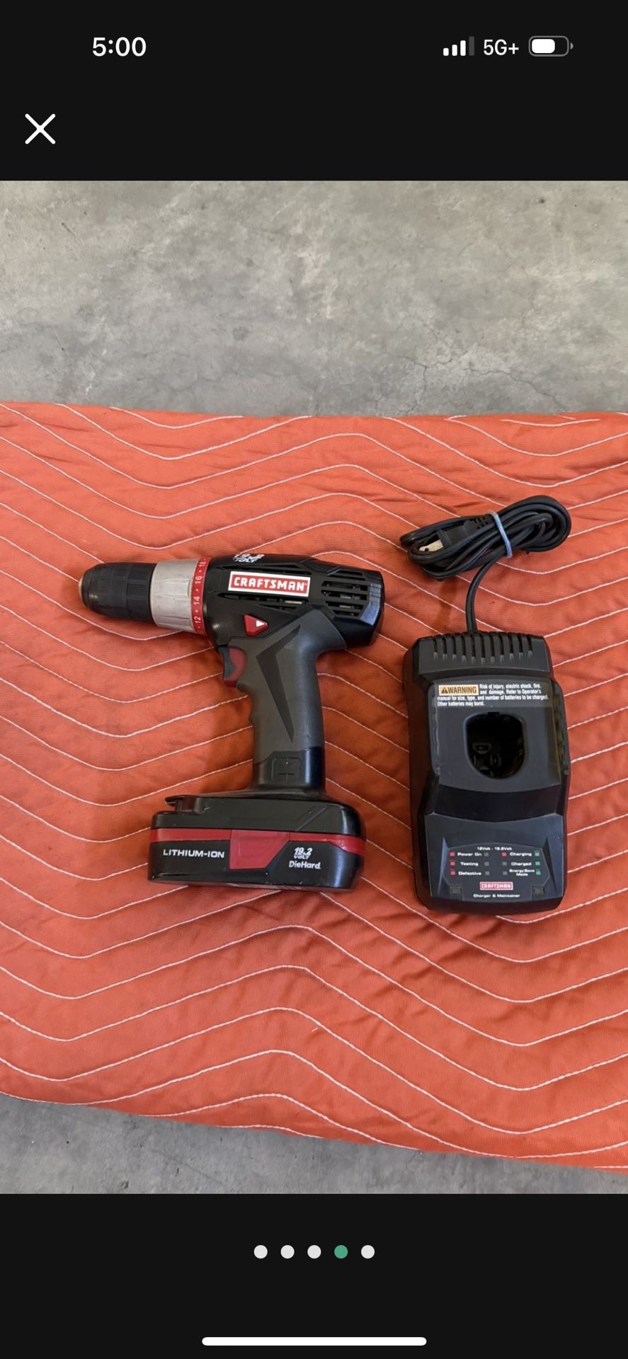 One craftsman drill