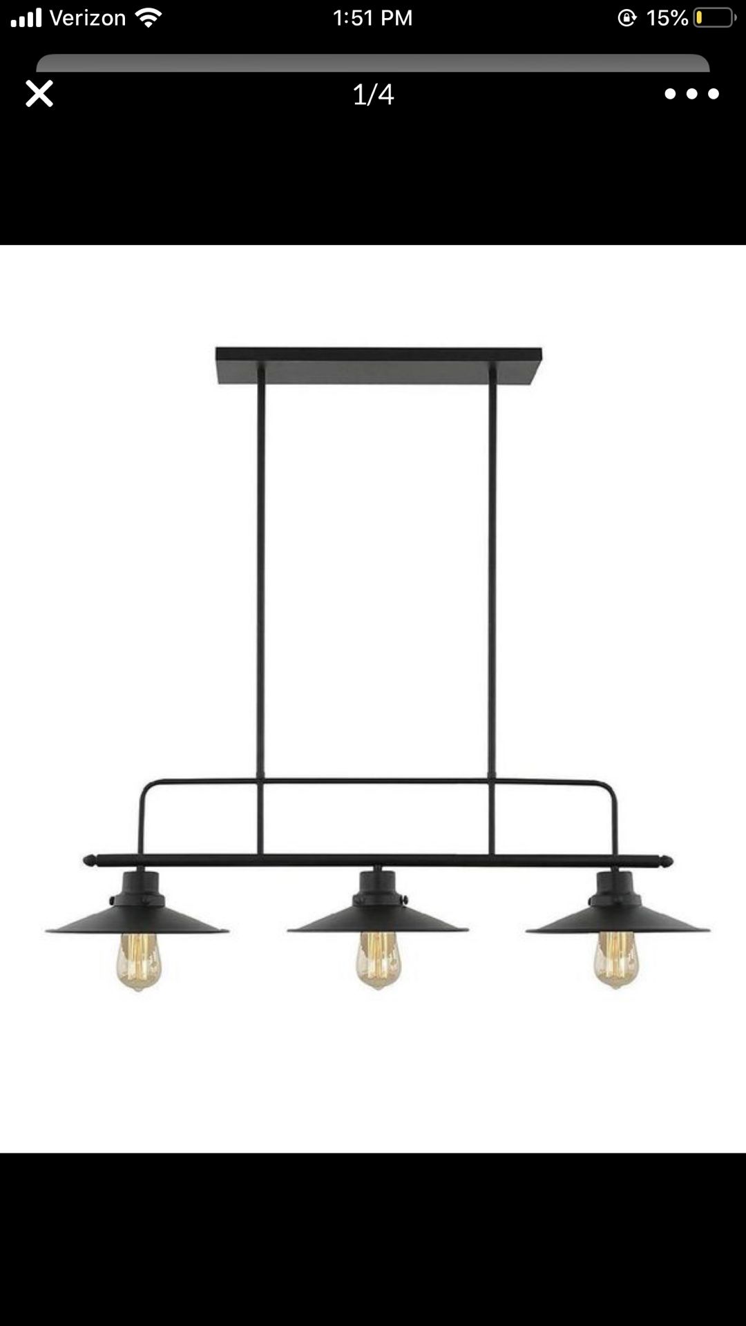 NEW Lampundit 3-Light Pendant Chandelier - IN BOX