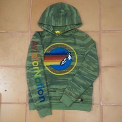 Aviator Nation Unisex Pullover Hoodie Camo Size XL Made In USA Laguna Beach CA exclusive 