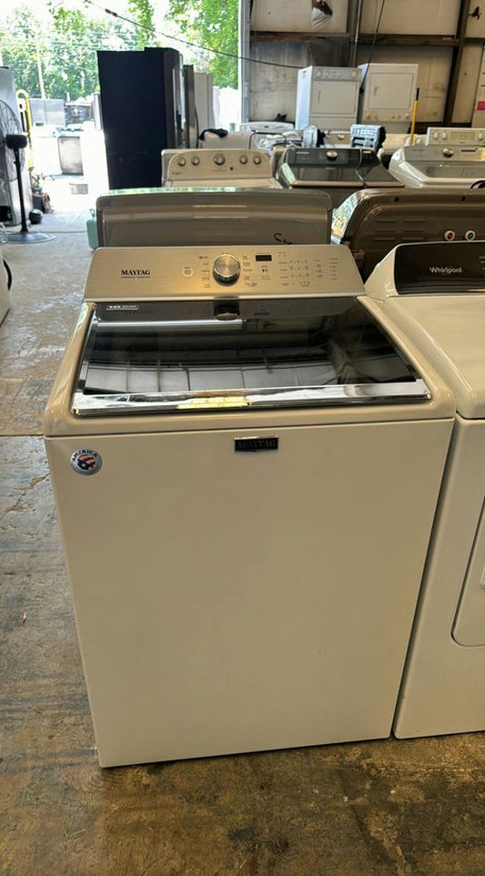 Maytag Top Load Washer - Agitator Stainless Steel Drum