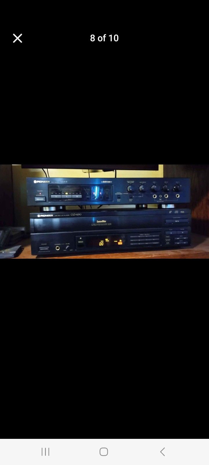 PIONEER CD AND LASER DISC PLAYER WITH BUILT-IN DACS AND KARAOKE LASER DISCS $400 FINAL PRICE