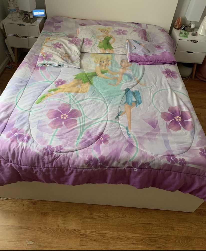 For Piece Tinkerbell Sheets And Blanket