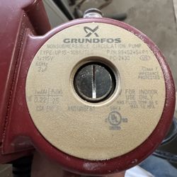 Grundfos Circulation Pump - Water Heater