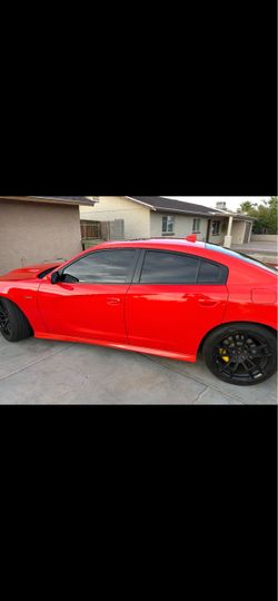 Dodge Charger SRT Red 4-Door Sedan