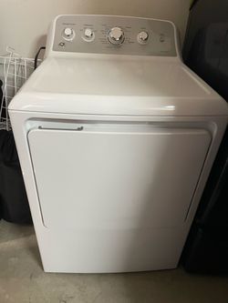 GE White Electric Dryer