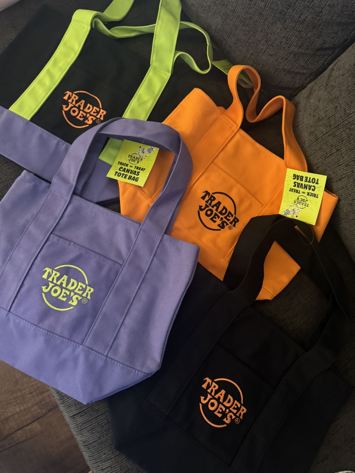 Trader Joes Halloween Mini Totes