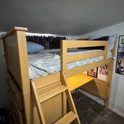 Bunk Bed With Drawers And Desk