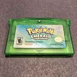 Pokemon Emerald Version GBA Game AUTHENTIC