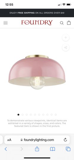 Foundry Light Fixture SKU : H199501S-AGB/PK