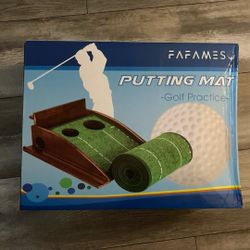 Golf Putting Mat, Putting Green Indoor with Ball Return 