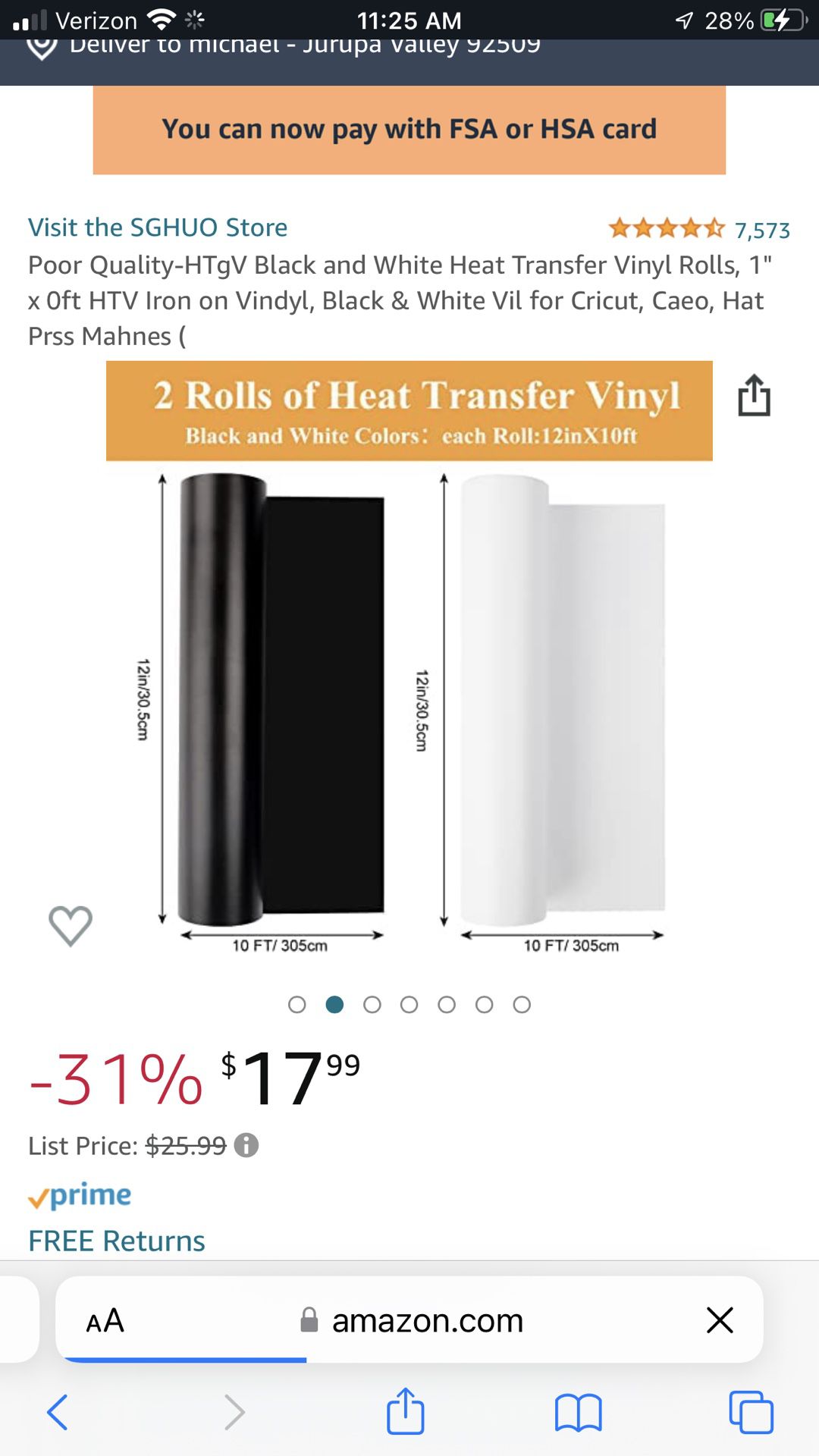 HTV vinyl Black and White Heat Transfer Vinyl Rolls Iron on Vinyl