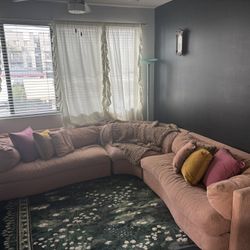 3 Piece Sectional Vintage Style Couch