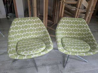 Pair Allermuir Swivel Chairs