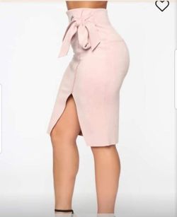 Sexy And Flattering Blush Color Super Soft Skirt