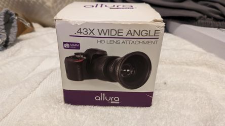 58MM 0.43x Altura Photo Professional HD Wide Angle Lens

