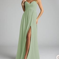 Sage Green Bridesmaid Dress